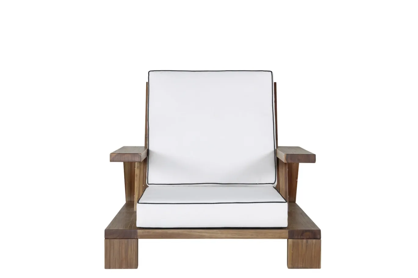 Fjôrd Fauteuil Daria Wire Brushed/Off White Kussen