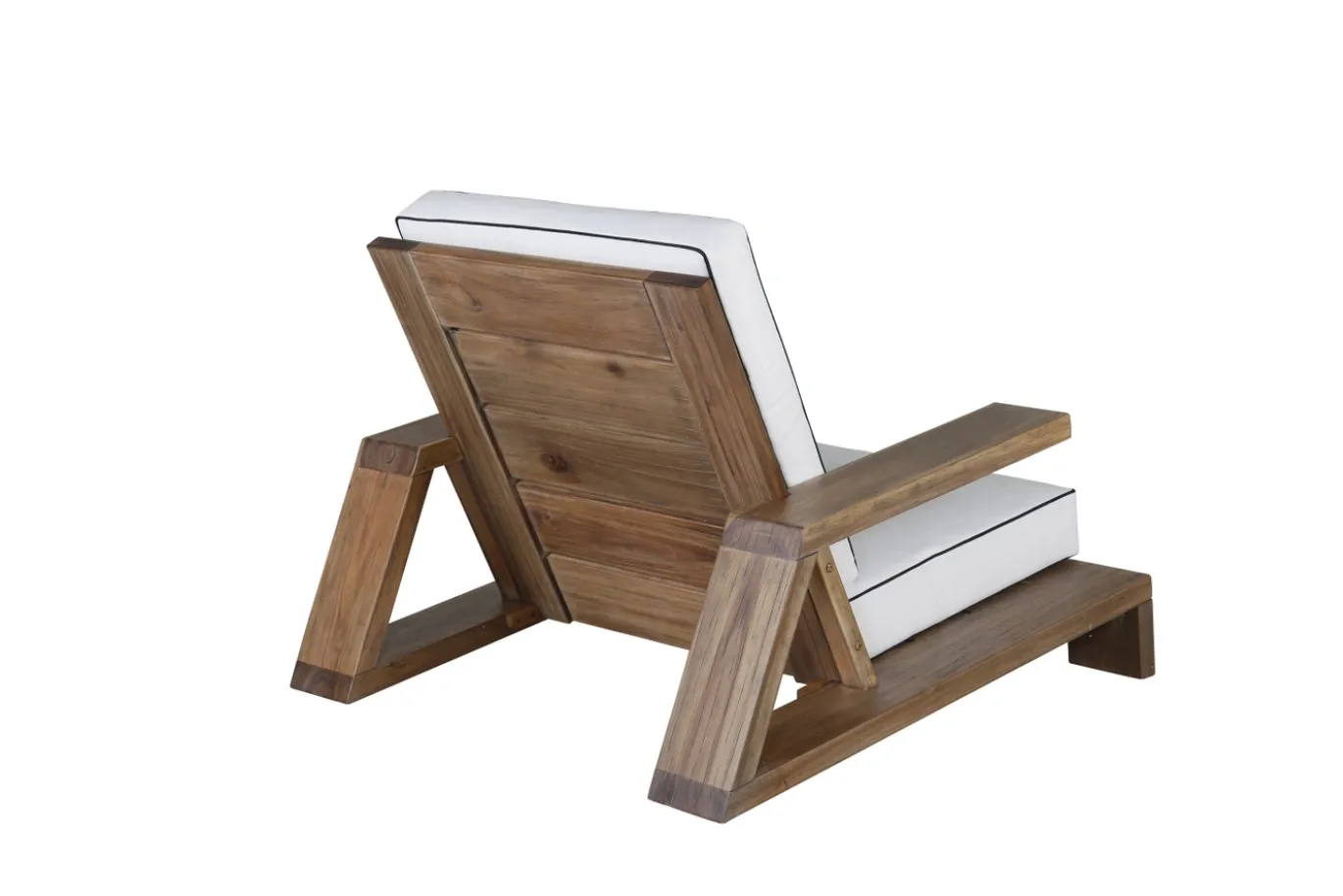 Fjôrd Fauteuil Daria Wire Brushed/Off White Kussen