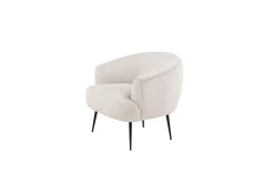 Fjôrd Fauteuil Derry Beige Ribstof