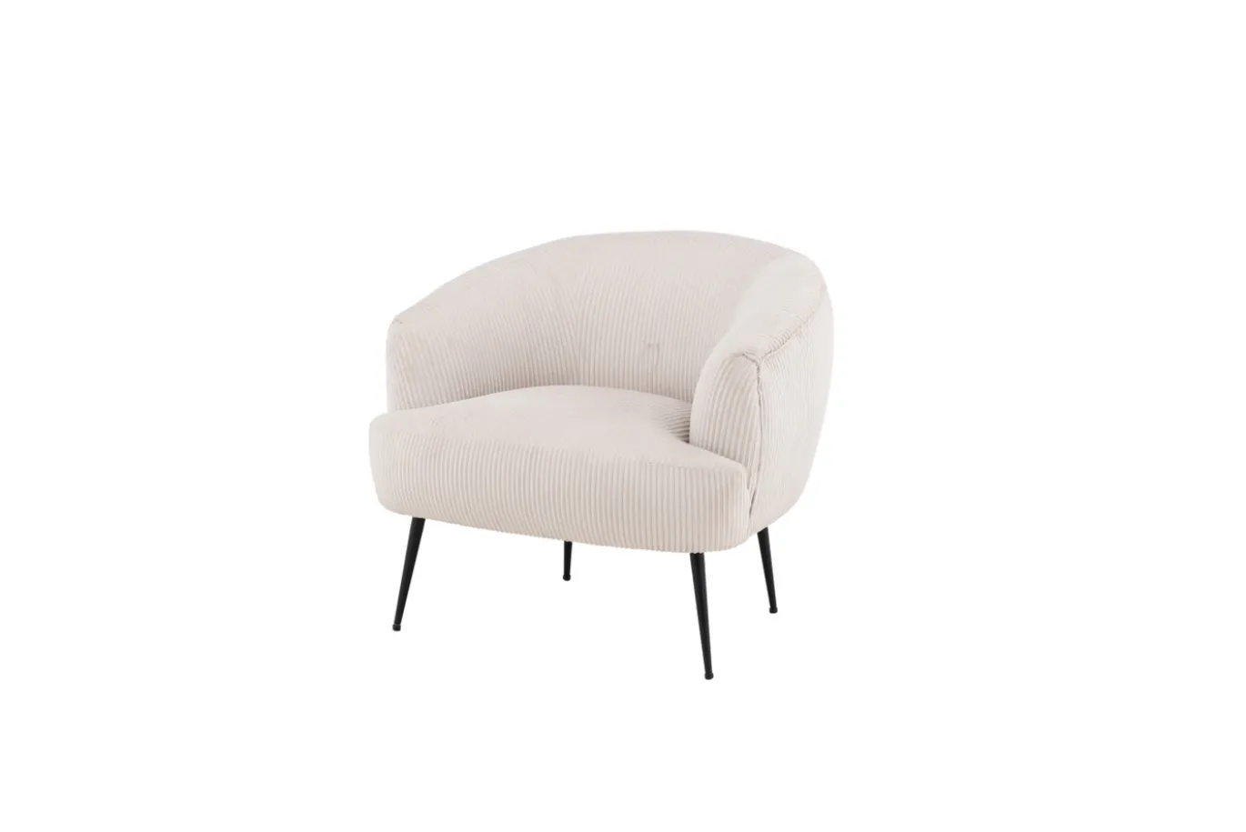 Fjôrd Fauteuil Derry Beige Ribstof