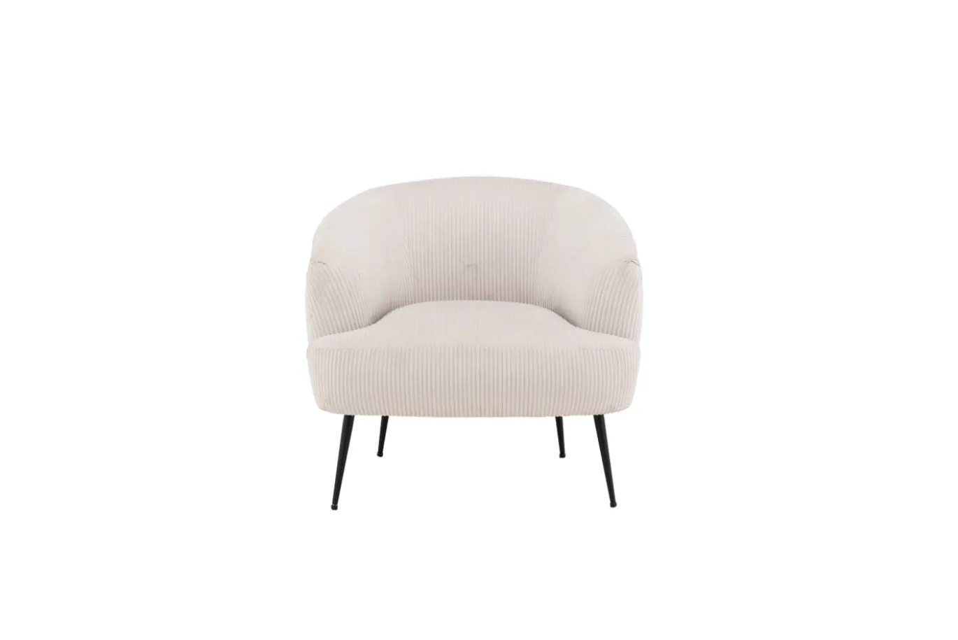 Fjôrd Fauteuil Derry Beige Ribstof