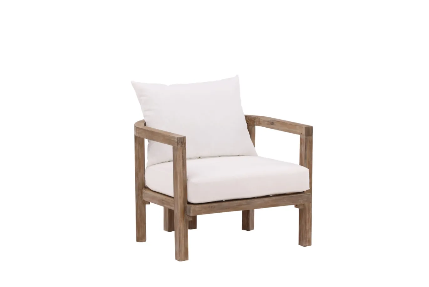 Fjôrd Fauteuil Erica Acacia Wire Brushed/Off White