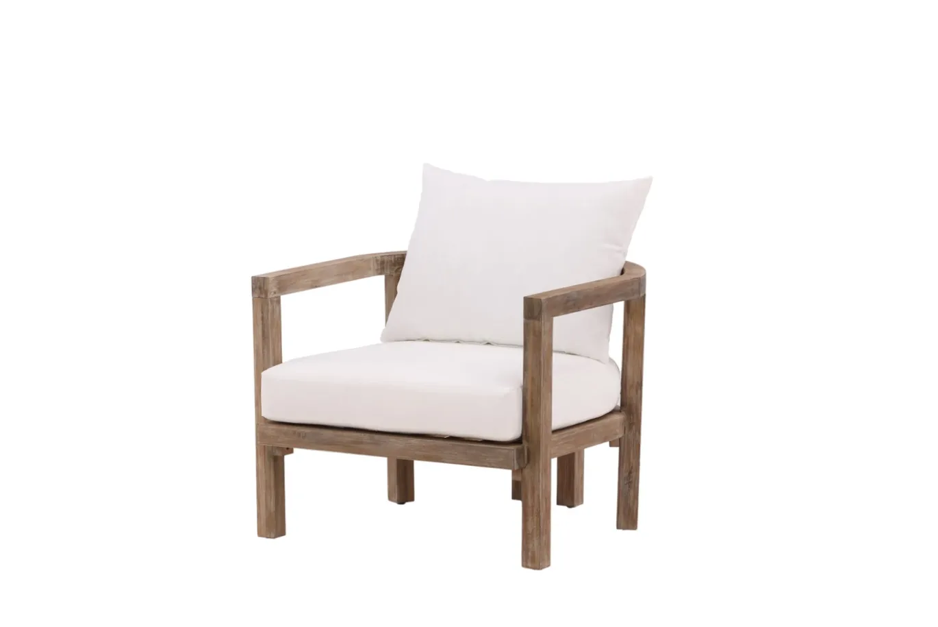 Fjôrd Fauteuil Erica Acacia Wire Brushed/Off White