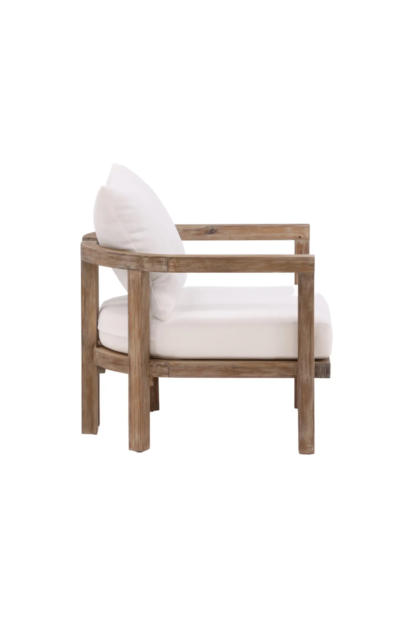 Fjôrd Fauteuil Erica Acacia Wire Brushed/Off White