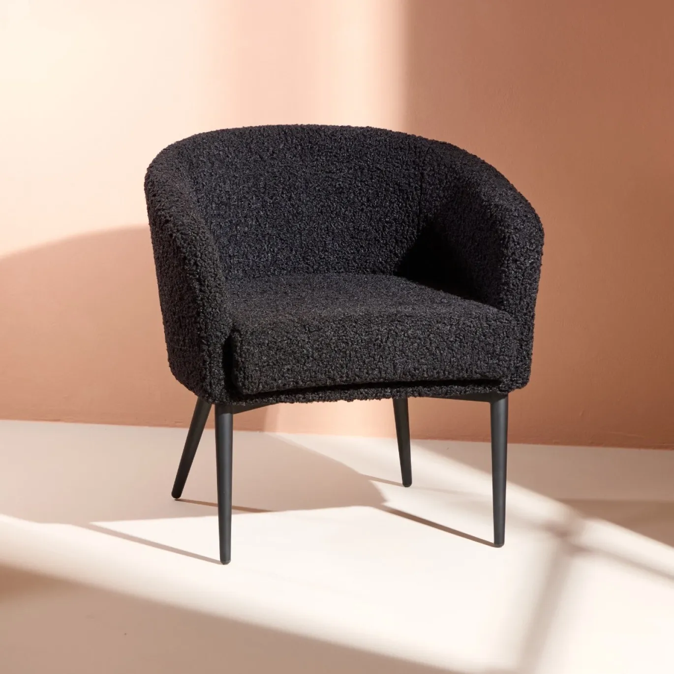 Fjôrd Fauteuil Fluffy Zwart