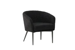 Fjôrd Fauteuil Fluffy Zwart