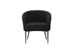 Fjôrd Fauteuil Fluffy Zwart
