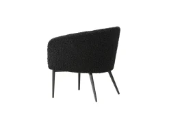 Fjôrd Fauteuil Fluffy Zwart