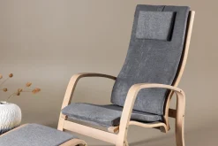 Fjôrd Fauteuil Grötö Eiken Fineer Donkergrijs