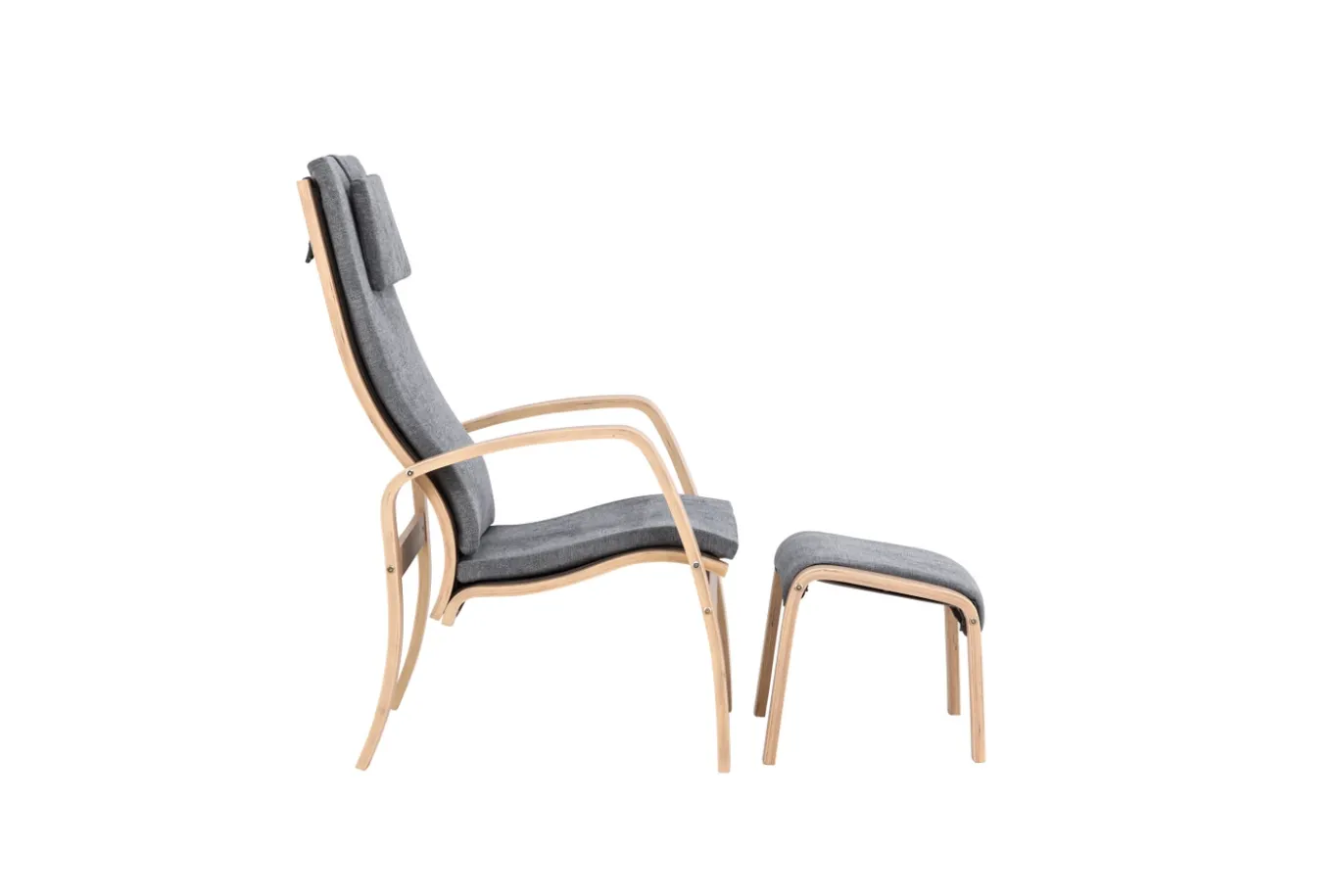 Fjôrd Fauteuil Grötö Eiken Fineer Donkergrijs
