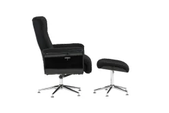 Fjôrd Fauteuil Hagön Donkergrijs/Zwart