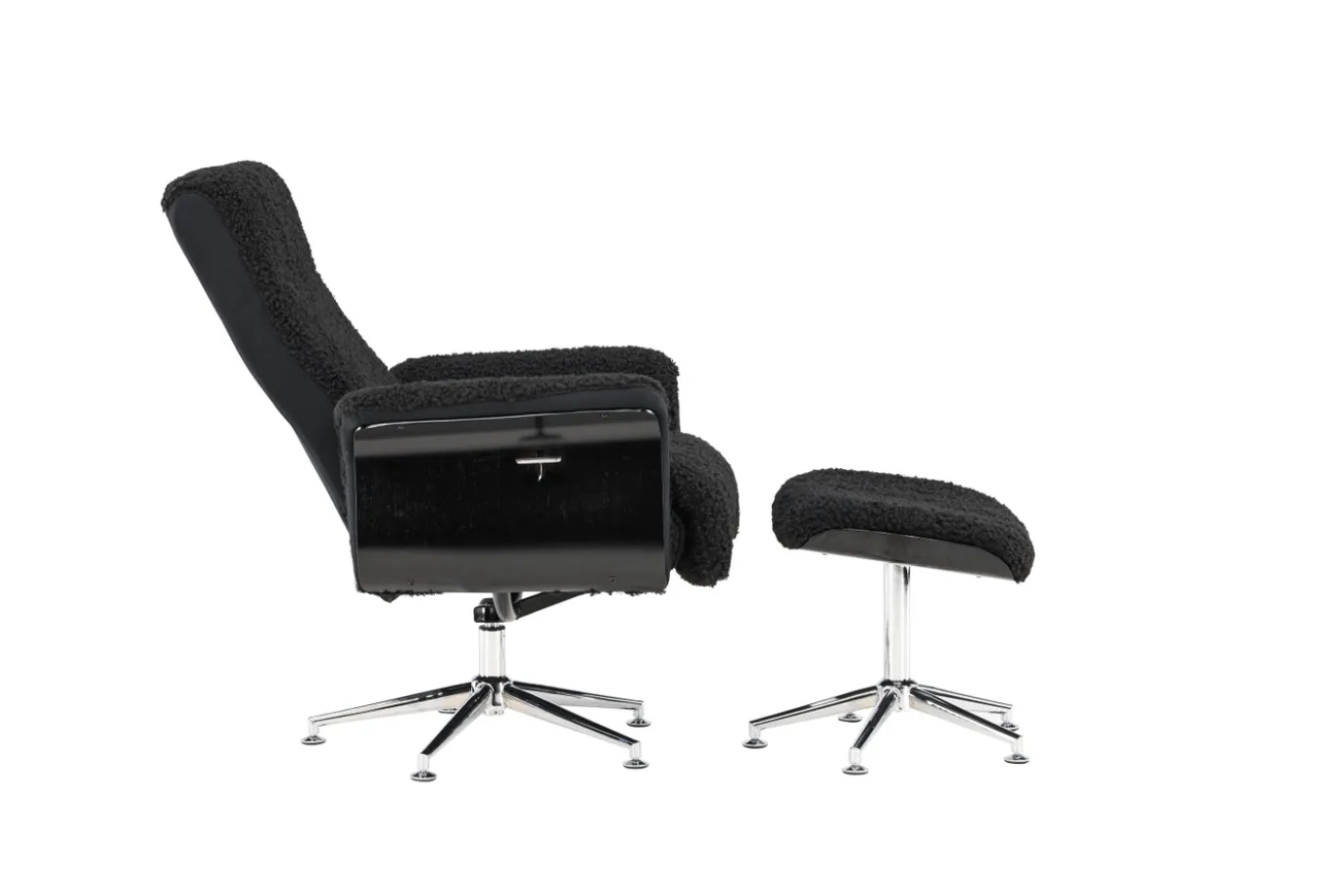 Fjôrd Fauteuil Hagön Donkergrijs/Zwart