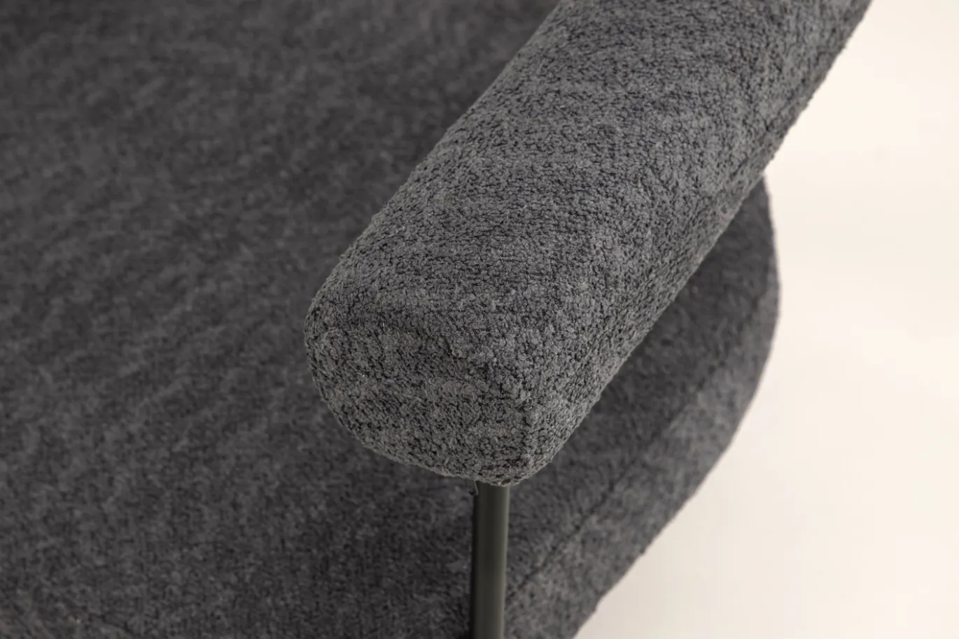 Fjôrd Fauteuil Hökåsen x Josefin Lustig Donkergrijs Bouclé