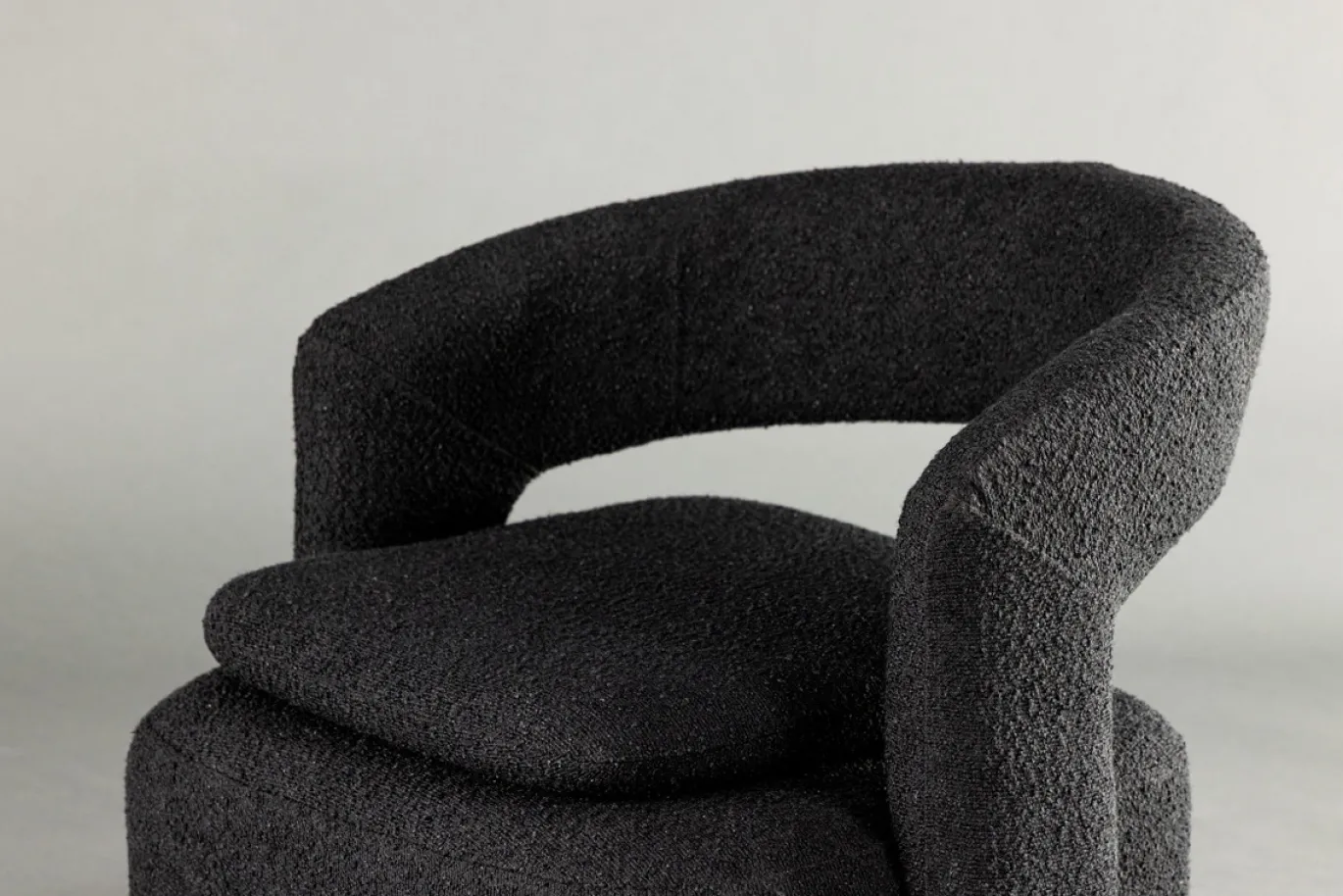 Fjôrd Fauteuil Laurel Zwart Boucle