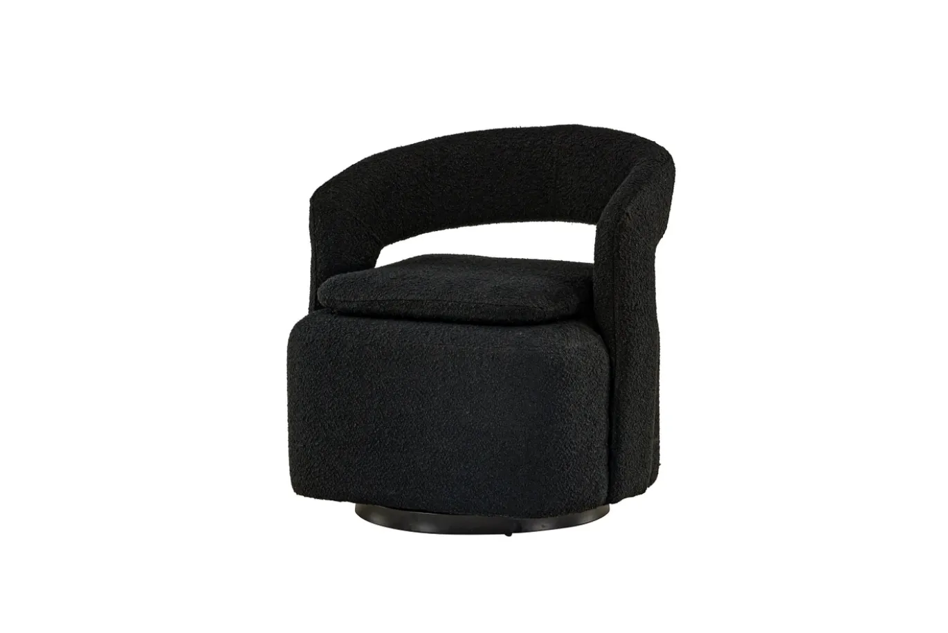 Fjôrd Fauteuil Laurel Zwart Boucle
