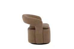Fjôrd Fauteuil Laurel Zwart/Bruin Boucle