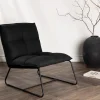 Fjôrd Fauteuil Madison Zwart Linnen