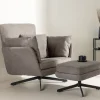 Fjôrd Fauteuil Madrid Zwart/Grijs Boucle