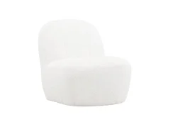 Fjôrd Fauteuil Mahla Wit Bouclé