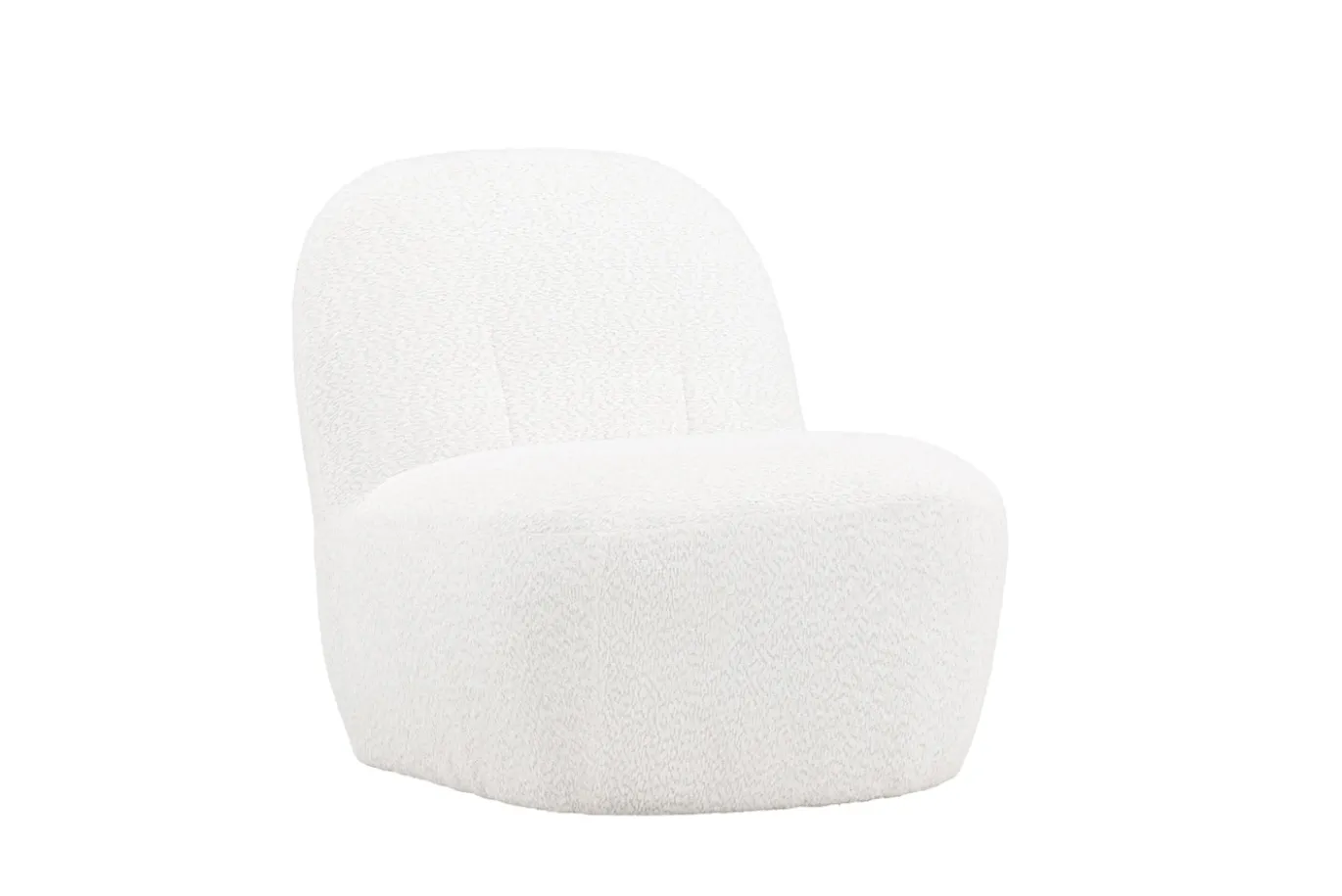 Fjôrd Fauteuil Mahla Wit Bouclé