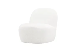 Fjôrd Fauteuil Mahla Wit Bouclé