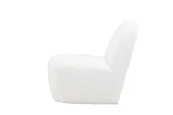 Fjôrd Fauteuil Mahla Wit Bouclé