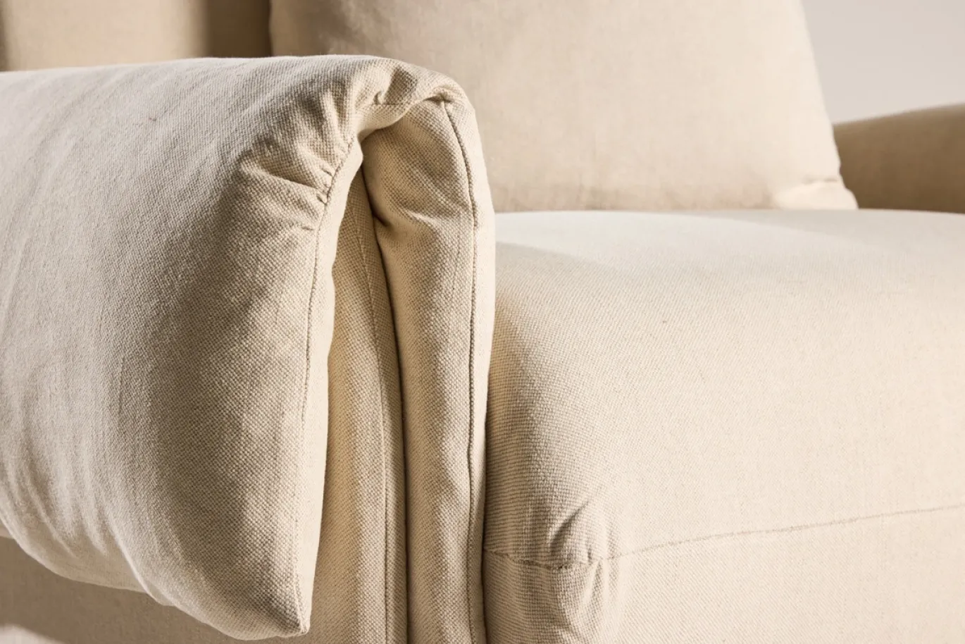 Fjôrd Fauteuil Mollösund 1-Zits Beige Linnen