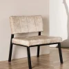 Fjôrd Fauteuil Monett Zwart/Beige Velvet