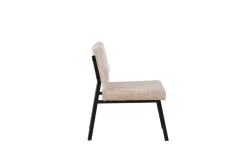 Fjôrd Fauteuil Monett Zwart/Beige Velvet