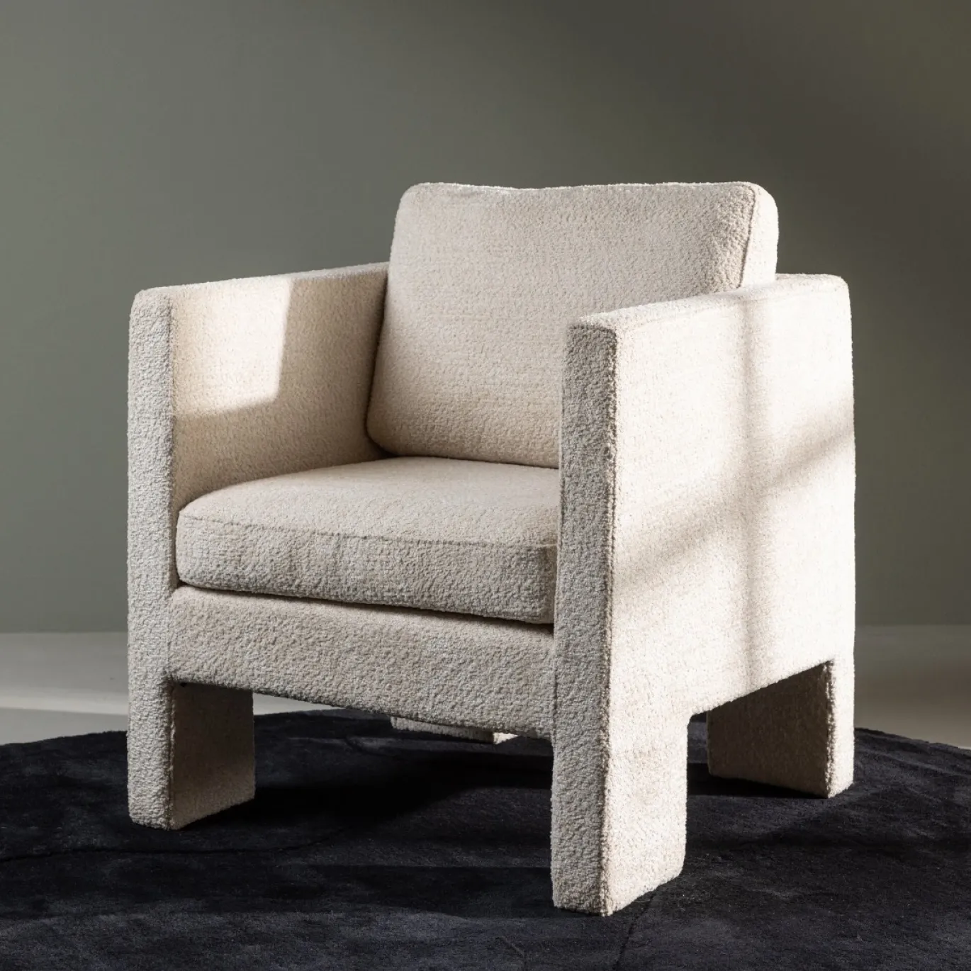 Fjôrd Fauteuil Ragusa Wit Stof