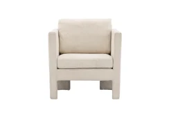 Fjôrd Fauteuil Ragusa Wit Stof