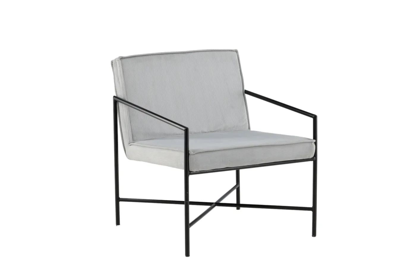 Fjôrd Fauteuil Rakel Grijs Corduroy