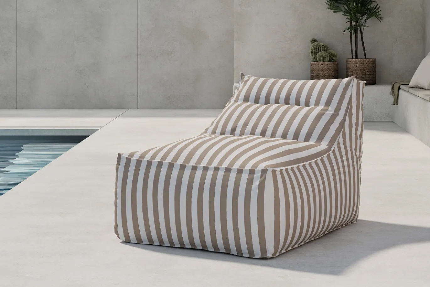 Fjôrd Fauteuil Redang Olefin Taupe 118cm