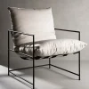 Fjôrd Fauteuil Sedalia Wit Linnen Stof
