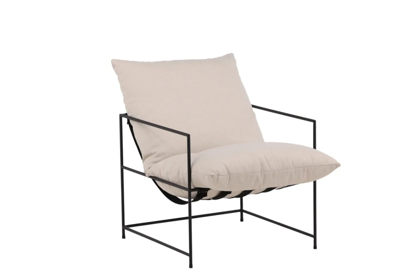 Fjôrd Fauteuil Sedalia Wit Linnen Stof