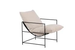 Fjôrd Fauteuil Sedalia Wit Linnen Stof