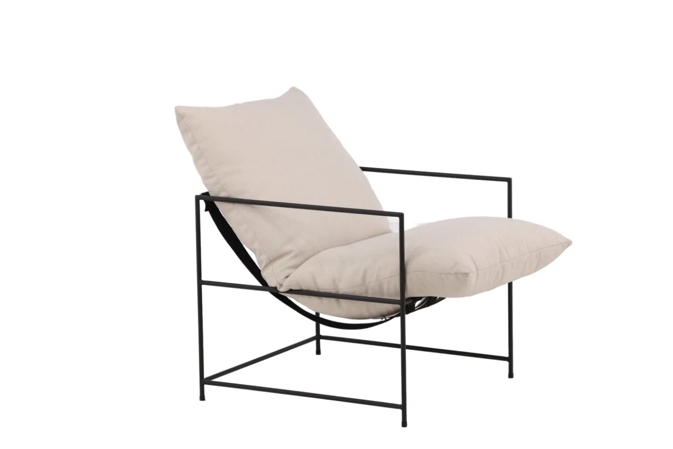 Fjôrd Fauteuil Sedalia Wit Linnen Stof