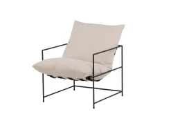 Fjôrd Fauteuil Sedalia Wit Linnen Stof