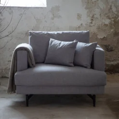 Fjôrd Fauteuil Sofia Grijs Stof