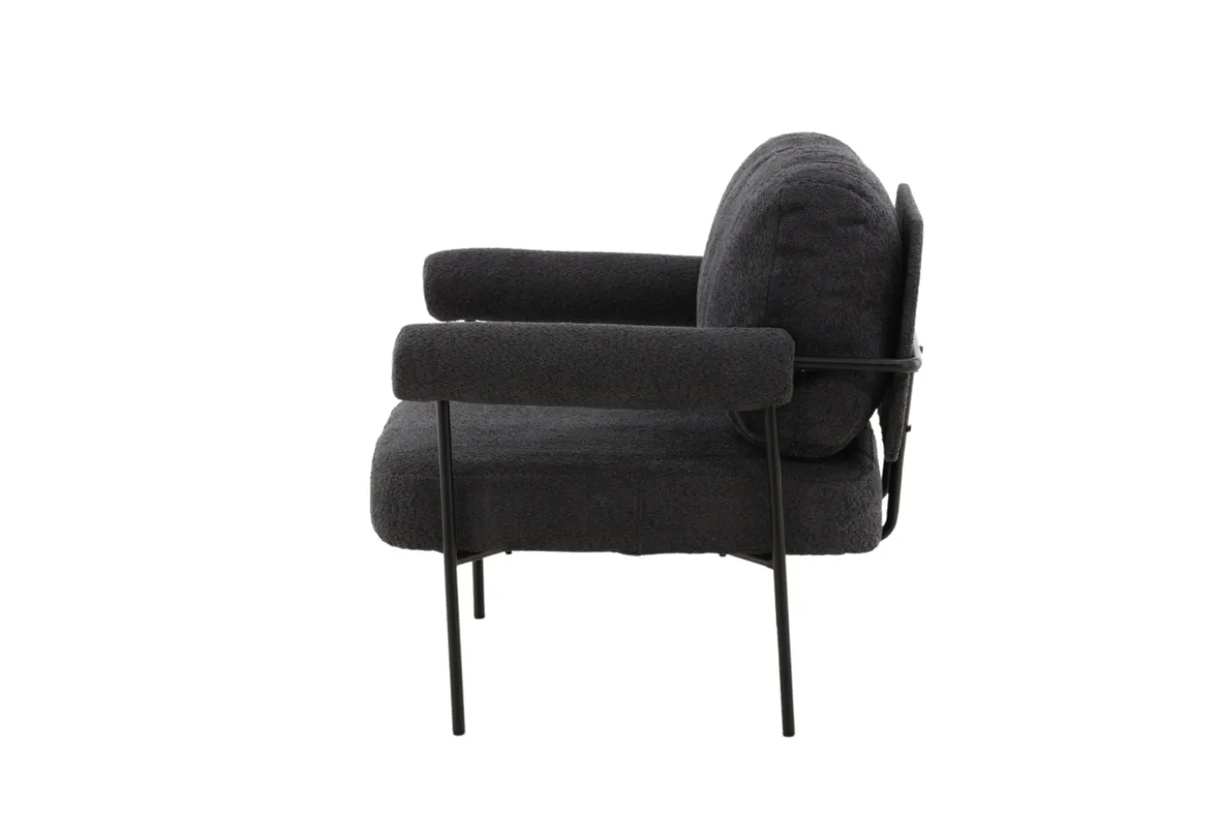 Fjôrd Fauteuil Tillberga x Josefin Lustig Donkergrijs Bouclé