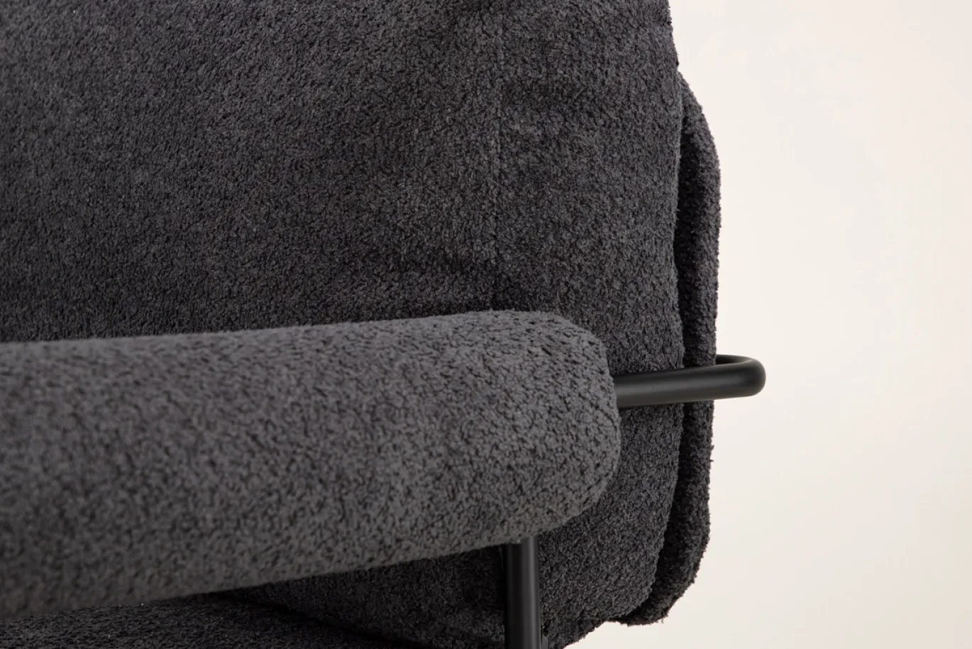 Fjôrd Fauteuil Tillberga x Josefin Lustig Donkergrijs Bouclé