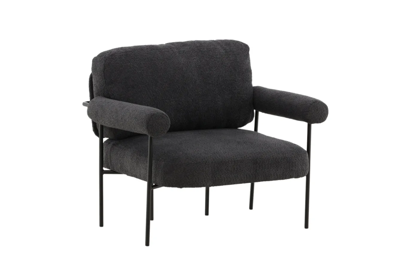 Fjôrd Fauteuil Tillberga x Josefin Lustig Donkergrijs Bouclé