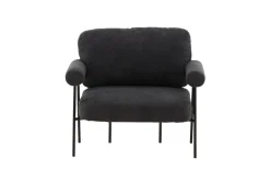 Fjôrd Fauteuil Tillberga x Josefin Lustig Donkergrijs Bouclé