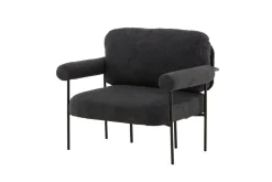 Fjôrd Fauteuil Tillberga x Josefin Lustig Donkergrijs Bouclé
