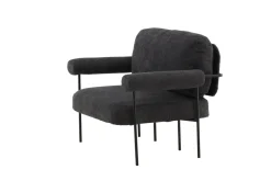 Fjôrd Fauteuil Tillberga x Josefin Lustig Donkergrijs Bouclé