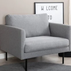 Fjôrd Fauteuil Zoom Grijs Stof