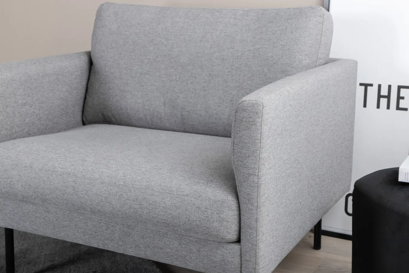 Fjôrd Fauteuil Zoom Grijs Stof