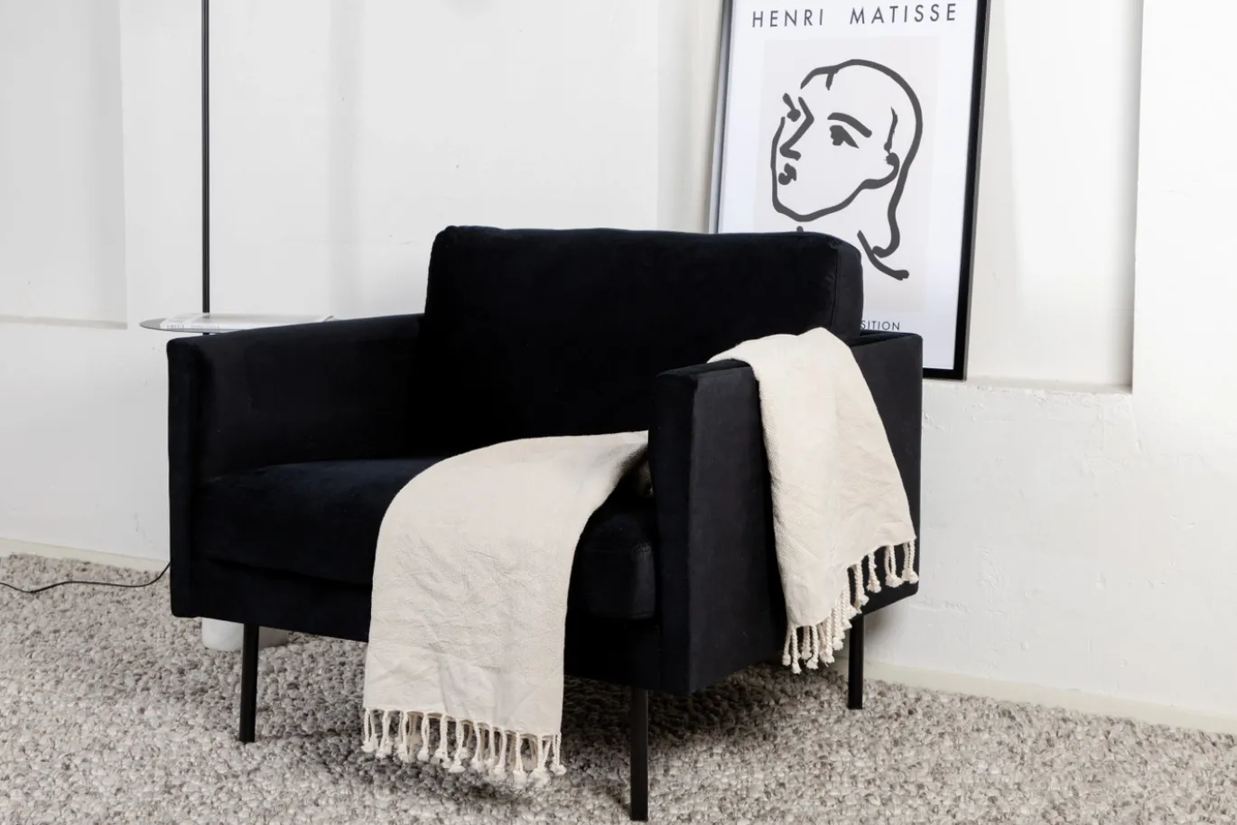 Fjôrd Fauteuil Zoom Zwart Velvet