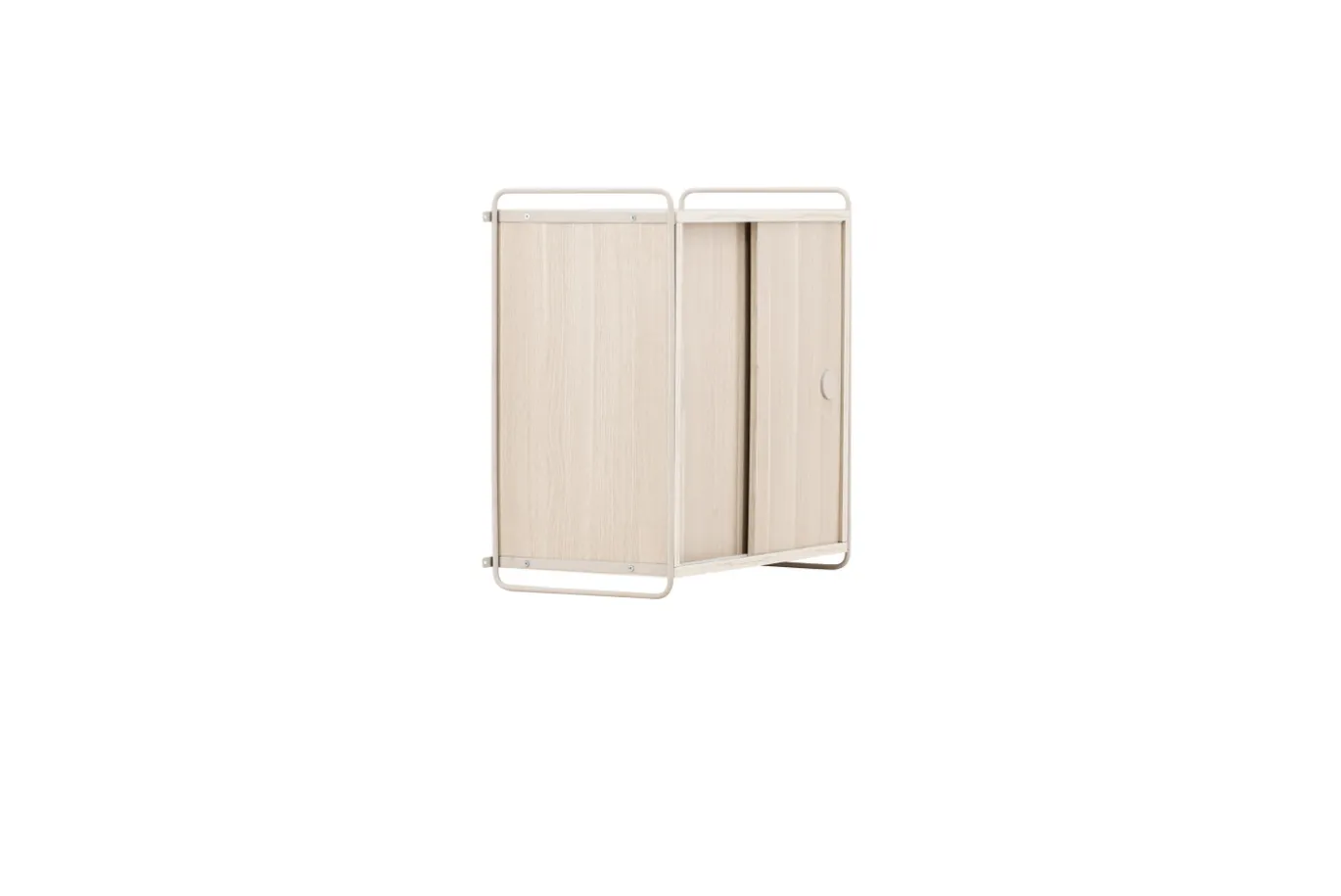 Fjôrd Hangend Wandkastje Paris 61x35x67,8cm Beige MDF