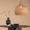 Fjôrd Hanglamp Bastia Naturel Naturel Rotan